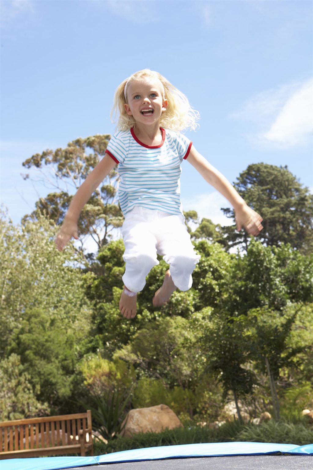 trampoline girl