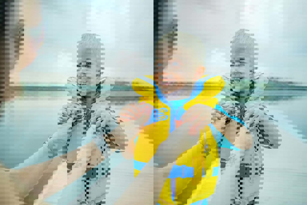 boy in life preserver